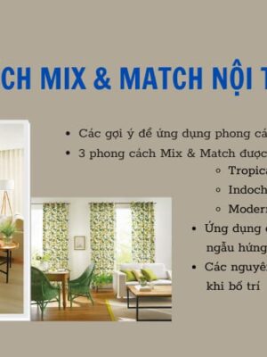 3 cách mix match nội thất 3 cách mix match nội thất