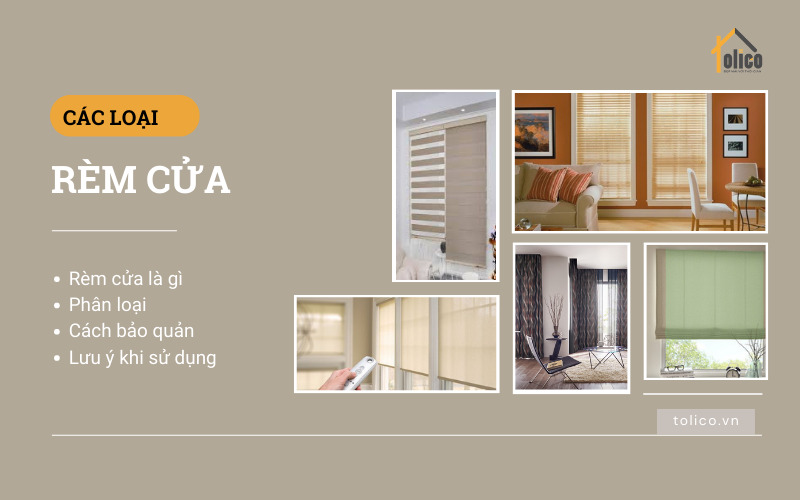 Các loại rèm cửa