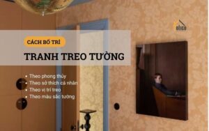 Cách bố trí tranh treo tường