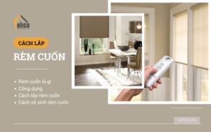 Cách lắp rèm cuốn