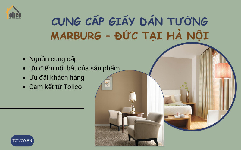 Cung cấp giấy dán tường Marburg – Đức tại Hà Nội
