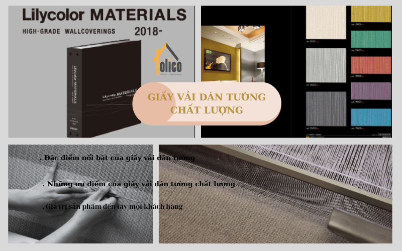 Giấy vải dán tường chất lượng