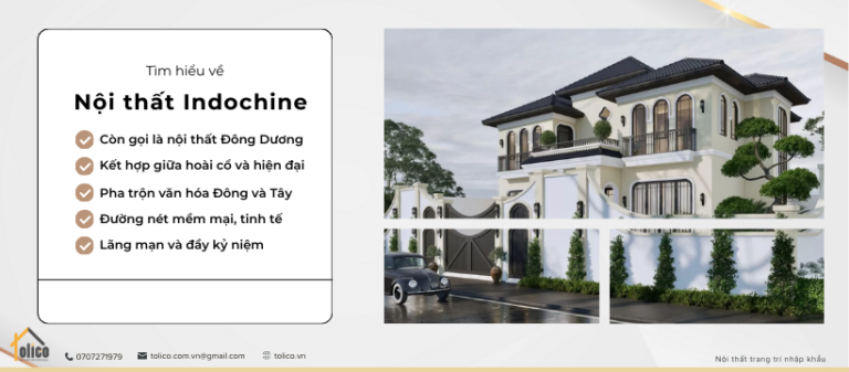 Phong cách nội thất Indochine