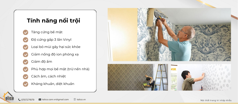 Tường xi măng có dán giấy dán tường được không?