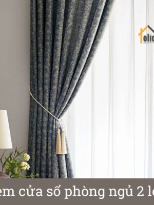 Rèm cửa sổ phòng ngủ 2 lớp Rèm cửa sổ phòng ngủ 2 lớp