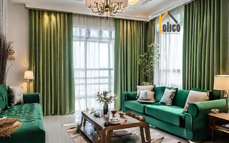 Hình ảnh: Rèm vải hai lớp phù hợp không gian phòng khách » Nội thất kiến trúc 3D.com.vn » Nội thất kiến trúc 3D.com.vn Hình ảnh: Rèm vải hai lớp phù hợp không gian phòng khách