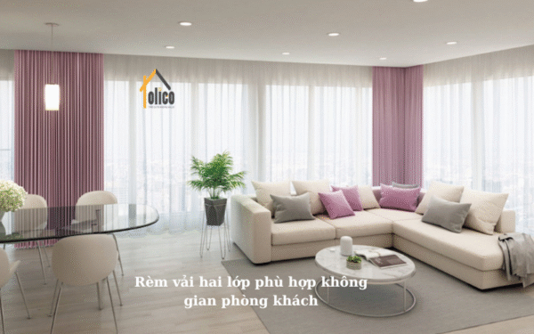 Rèm vải hai lớp