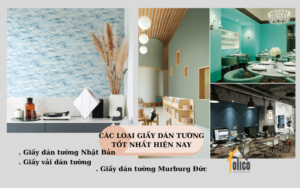 Các loại giấy dán tường tốt nhất hiện nay
