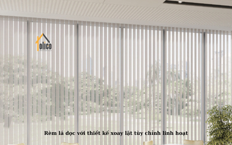 Rèm lá dọc với thiết kế xoay lật tùy chỉnh linh hoạt » Nội thất kiến trúc 3D.com.vn » Nội thất kiến trúc 3D.com.vn Rèm lá dọc với thiết kế xoay lật tùy chỉnh linh hoạt