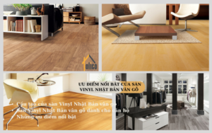 ƯU ĐIỂM NỔI BÂT CỦA SÀN VINYL NHẬT BẢN VÂN GỖ
