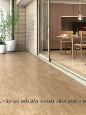 SÀN VINYL VÂN GỖ NỔI BẬT NGOÀI TRỜI NS857-NS859