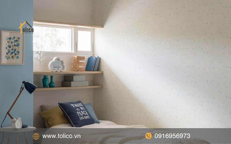 Giấy dán tường màu kem cho phòng ngủ » Nội thất kiến trúc 3D.com.vn » Nội thất kiến trúc 3D.com.vn Giấy dán tường màu kem cho phòng ngủ