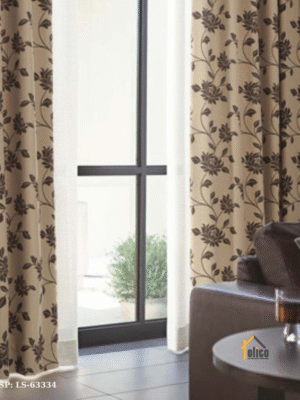 Rèm vải Nhật Bản họa tiết LS-63334