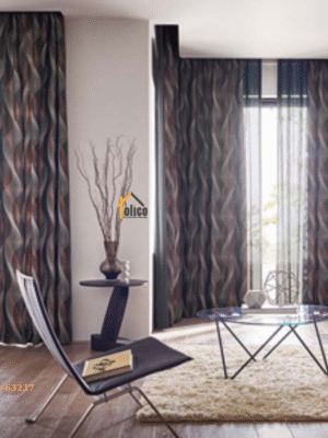 Rèm vải Nhạt Bản họa tiết LS-63237