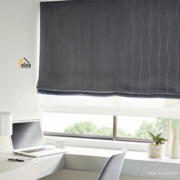 Rèm vải Nhật Bản họa tiết LS-63324