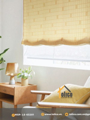 Rèm vải Nhật Bản họa tiết LS63201