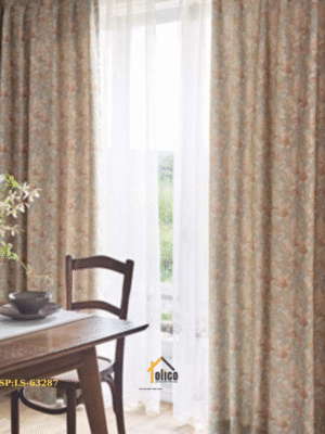 Rèm vải Nhật Bản hoa văn LS-63287