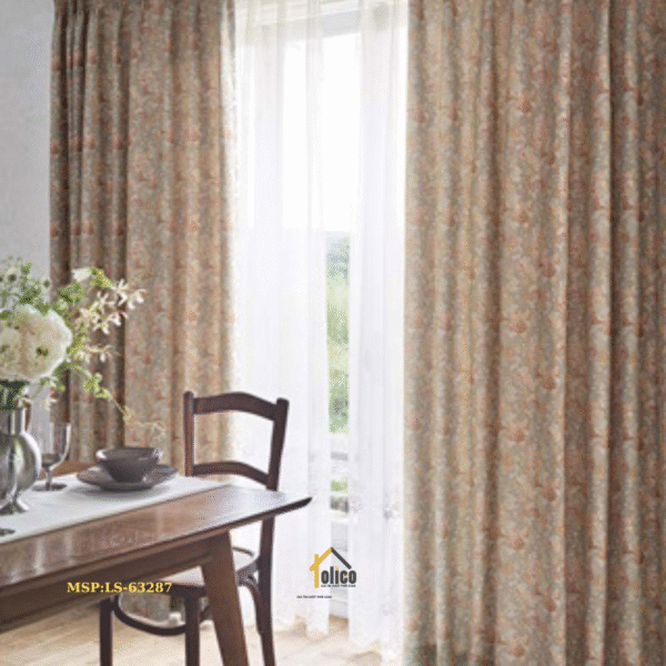 Rèm vải Nhật Bản hoa văn LS-63287