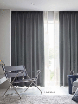 Rèm vải Nhật Bản phòng ngủ LS-63246