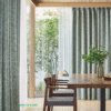 Rèm vải Nhật Bản xanh lá LS-63369