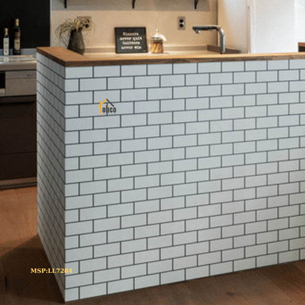 Giấy dán tường vân gạch LL-7284