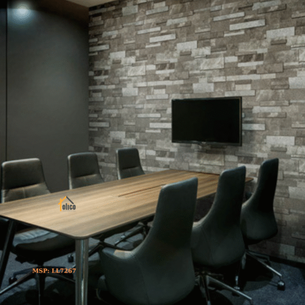 Giấy dán tường vân gạch Nhât Bản LL 7267